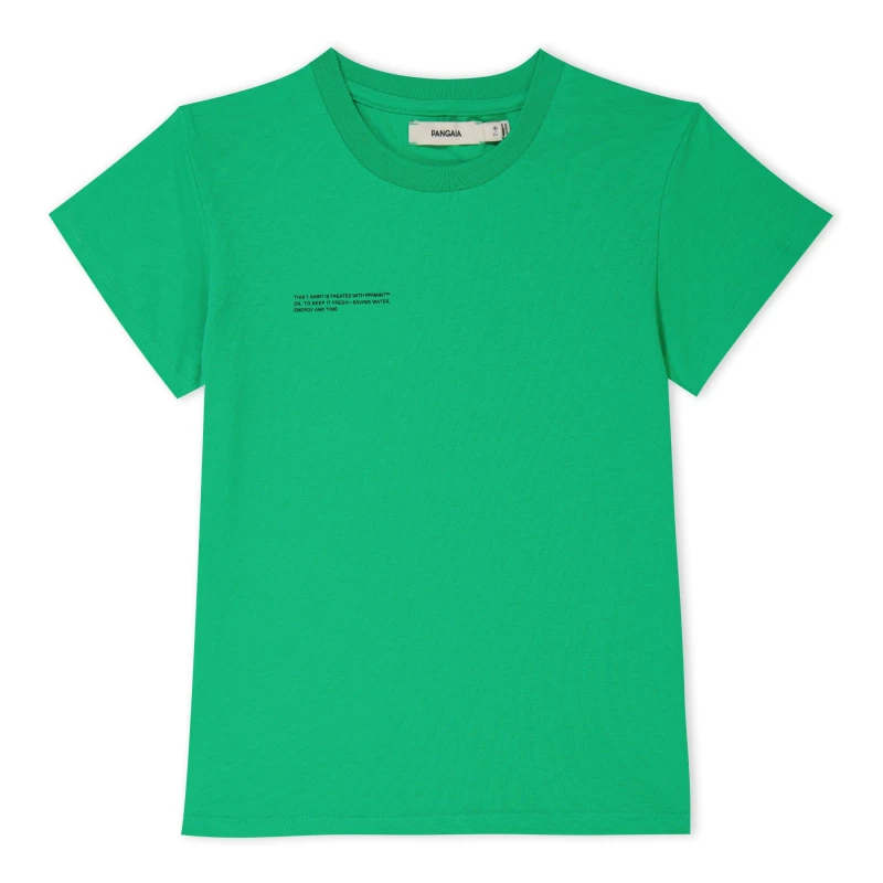 Image of Pangaia 365 Cotton T-Shirt Juniors Jade Green unisex 7-8 Yrs