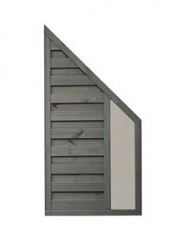 Image of Rowlinson 6X3 Angled Palermo Screen Solid Infill 3Pk