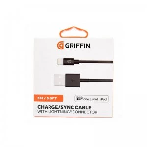 Image of Griffin 3m Lightning Charge Sync Cable