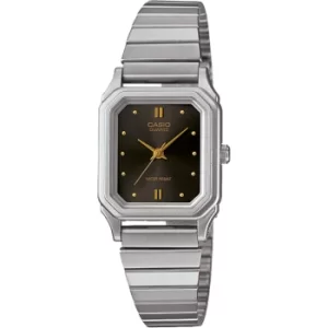 Image of Casio Collection Classic Quartz Brown Dial Silver Stainless Steel Bracelet Ladies Watch LQ-400D-1AEF
