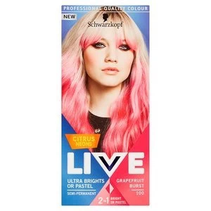 Image of Live Ultra Brights Grapefruit Burst 100 Pink