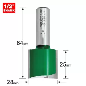 Image of Trend CRAFTPRO Two Flute Straight Router Cutter 28mm 25mm 1/2"