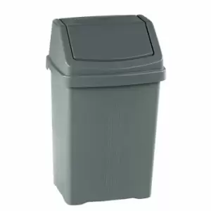 Image of Budget 25 Litre Swing Bin Silver