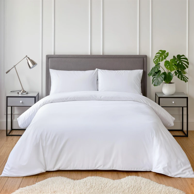 Image of Emma Barclay Duvet Set Reversible Non Iron Soft Touch Lyla White unisex Single