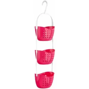 Image of Premier Housewares - 3 Tier Hot Pink Shower Caddy