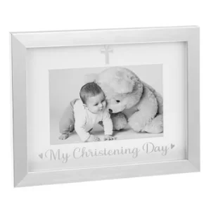 Image of Silver Event Frame Christening 6x4