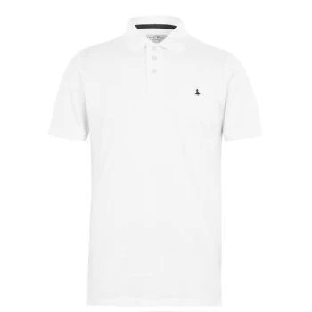 Image of Jack Wills Aldgrove Pique Polo - White