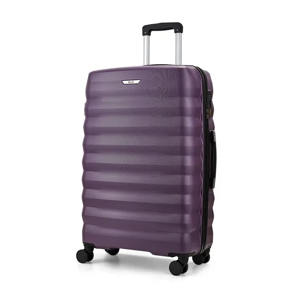Image of Rock Luggage Berlin IL56501 8 Wheel Hardshell Small Purple Cabin Suitcase