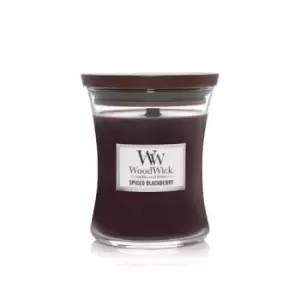 Image of Woodwick Spiced Blackberry Scented Candle 85g