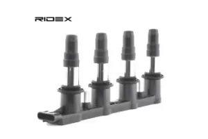 Image of RIDEX Ignition coil 689C0179 Coil pack,Ignition coil pack CHEVROLET,ORLANDO (J309),CRUZE (J300),CRUZE Station Wagon (J308)