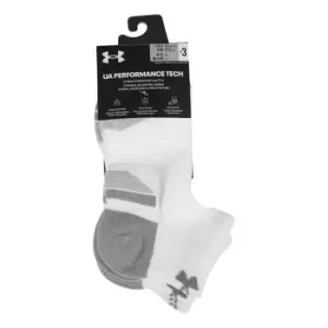 Image of Under Armour Performance Tech 3 pack Low - White