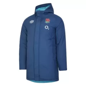 Image of Umbro England Padded Jacket Mens - Blue