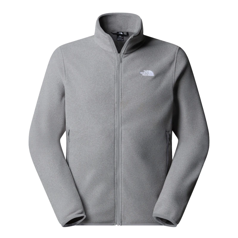 Image of The North Face 100 Glacier Full-Zip Fleece Mens TNF Med Grey male Medium