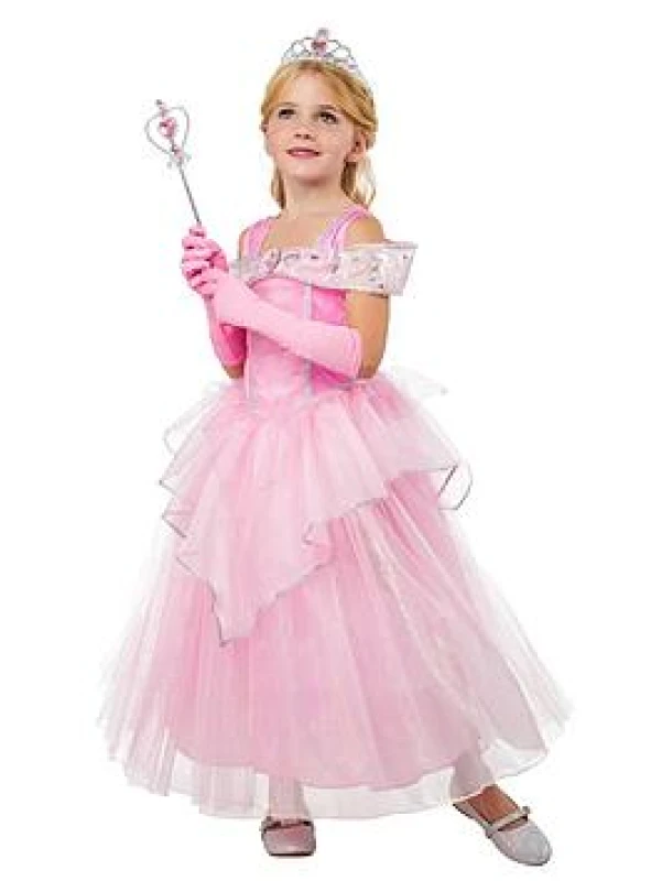 Image of Pink Princess Child Costume One Colour WZH5B Unisex 3-4,5-6