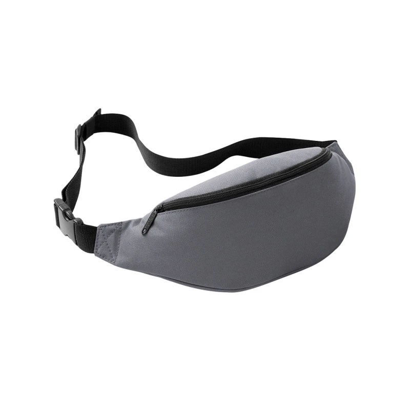 Image of Bagbase Waist Bag in Mid Grey Mid Grey Unisex One Size