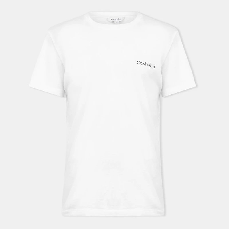 Image of Calvin Klein Core Logo T Shirt Mens PVH White male XS