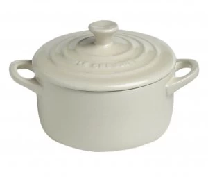 Image of Le Creuset Stoneware Petite Round Casserole Almond