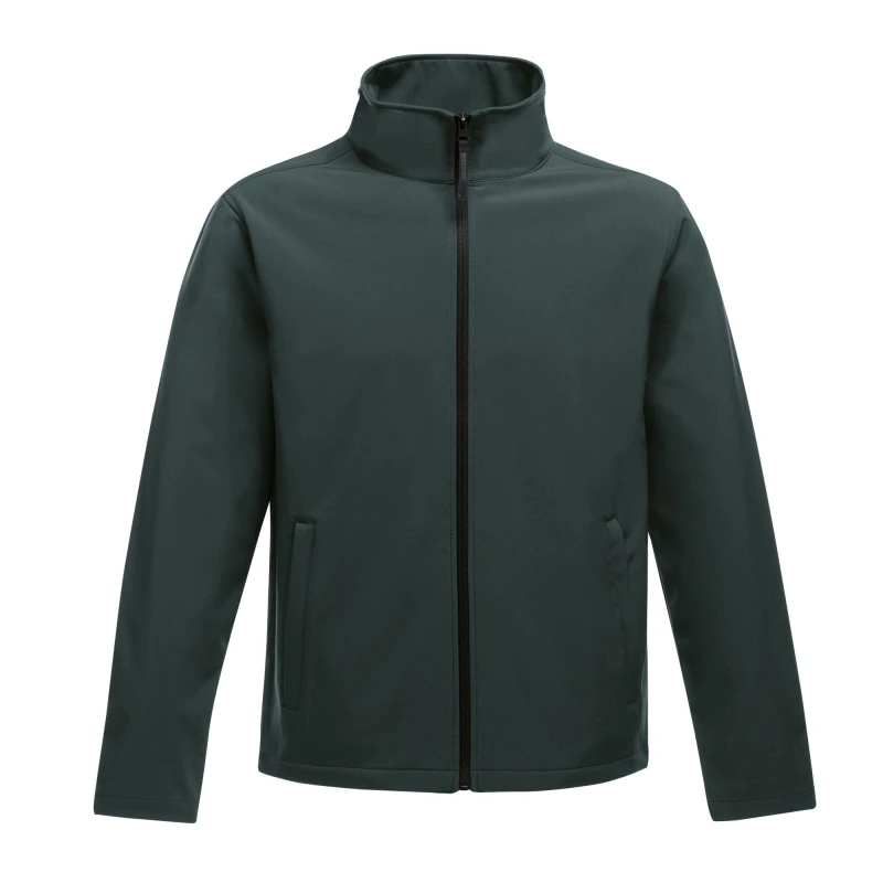Image of Regatta Regatta Men 'Ablaze' Printable Softshell Jacket in Bottle Green Size: Medium Bottle Green M Male 5057538270233