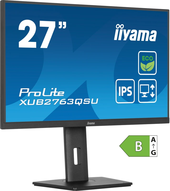 Image of iiyama XUB2763QSU 27 IPS QHD 100Hz 1ms Monitor XUB2763QSU-B1 Black