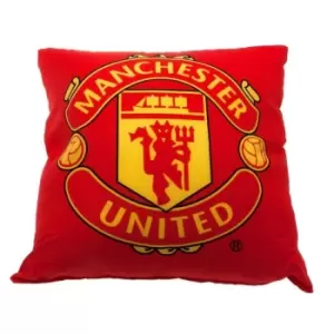 Image of Cushion (One Size) (Red) - Red - Manchester United Fc