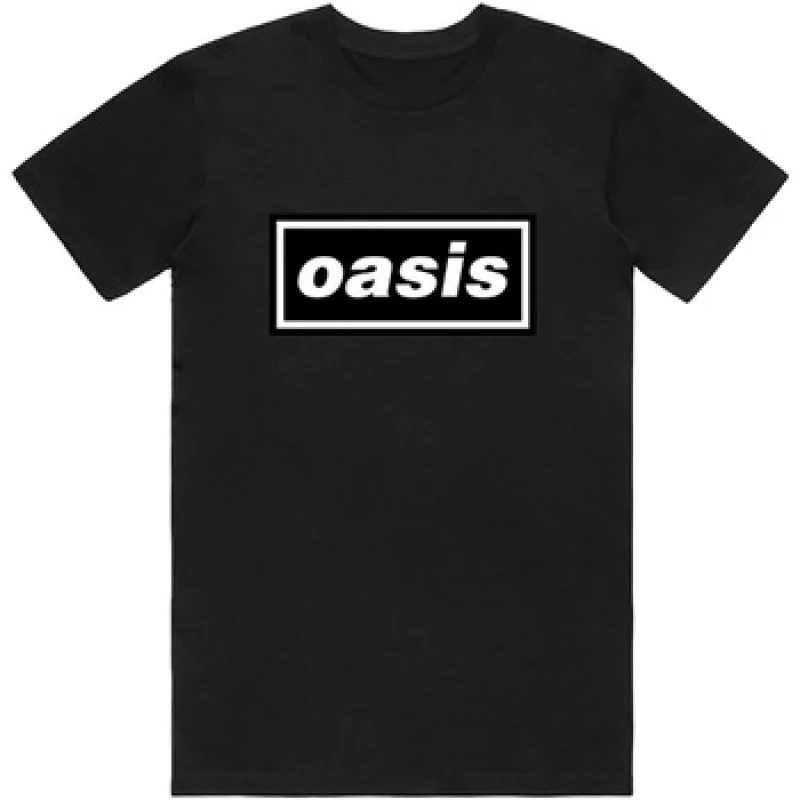 Image of Oasis Oasis Men Decca T-Shirt in Black Size: Small Black S Male 5063238341548