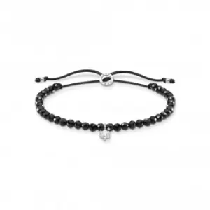 Image of Zirconia And Onyx Tie Bracelet A1987-401-11-L20v