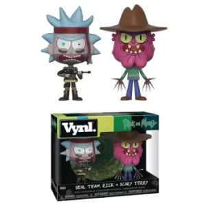 Image of Vynl Rick & Morty Seal Team Rick and Scary Terry