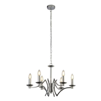 Image of 6 Light Pendant Chrome