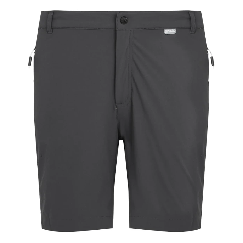 Image of Regatta Regatta Men Isoflex 'Mountain II' Shorts in Mid Grey Size: 33R Mid Grey 33R Male 5063019007496