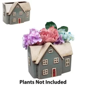 Image of Village Pottery Light Blue House Pot