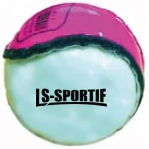 Image of LS Sportif Hurling Club and County Sliotar Ball Pink/White - Junior