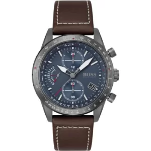 Image of Mens Hugo Boss Pilot Edition Chrono Watch
