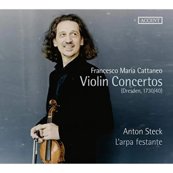 Image of Anton Steck; L?arpa Festante - Francesco Maria Cattaneo: Violin Concertos CD