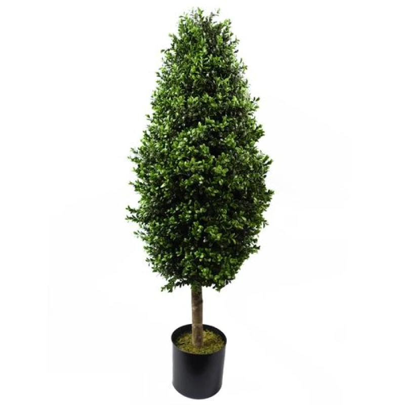 Image of Leaf 120cm Buxus Ball Cone Artificial Tree UV Resistant Outdoor Green