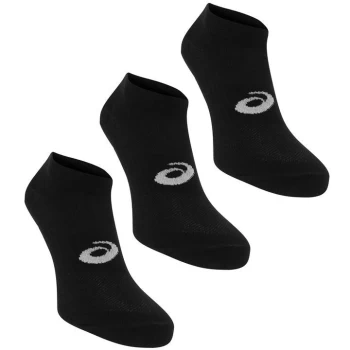 Image of Asics Three Pack Ped Socks - Black