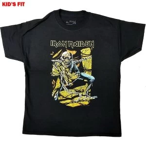 Image of Iron Maiden - Piece of Mind Kids 9 - 10 Years T-Shirt - Black