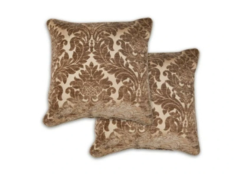 Image of Baroque Cushion Cover In Chocolate