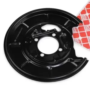 Image of FEBI BILSTEIN Brake Disc Back Plate febi Plus 171546 Rear Brake Disc Back Protection Plate,Rear Brake Disc Cover Plate MERCEDES-BENZ,A-Klasse (W169)
