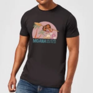 Image of Disney Moana Read The Sea Mens T-Shirt - Black - M