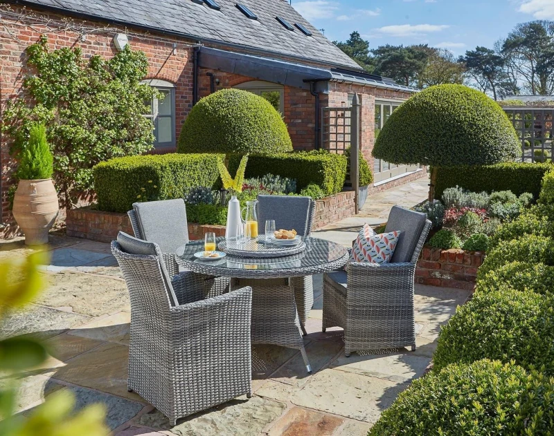 Image of Norfolk Leisure Lifestyle Burnham XL Four Seat Set Beige