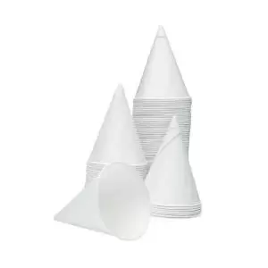 Image of 4Oz Water Drinking Cone Cup White Pack of 5000 ACPACC04 CPD40115