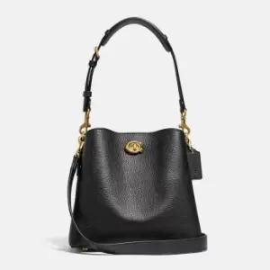 Image of Coach Womens Willow Bucket Bag - Black