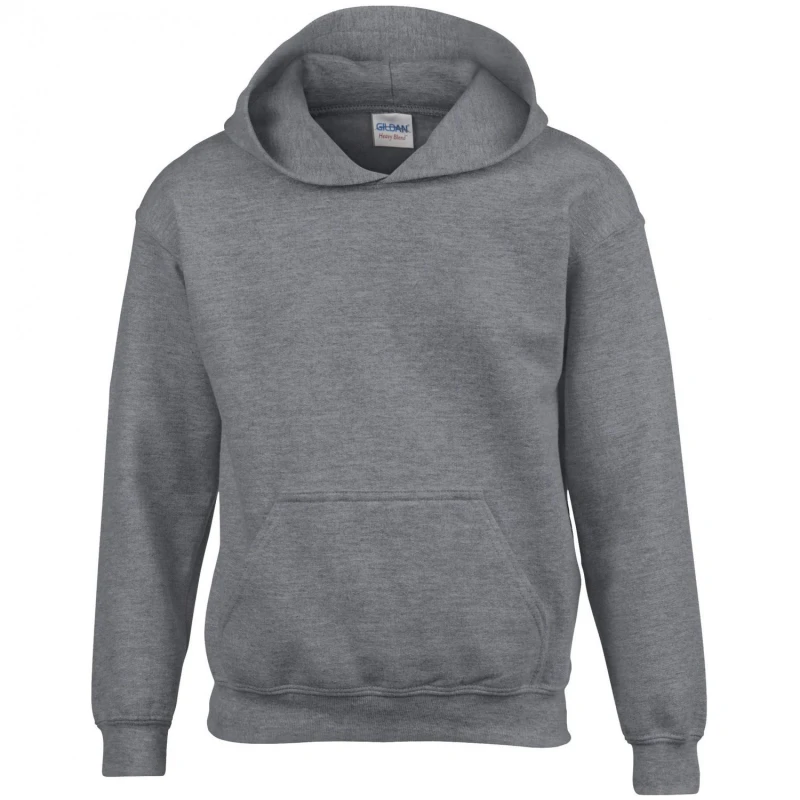 Image of Gildan 18500B girls's Children's Sweatshirt in Grey