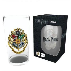 Image of Harry Potter Crest Large Glass