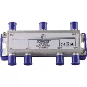 Image of Schwaiger VTF8826 Cable TV distributor 6-way 5 - 1000 MHz