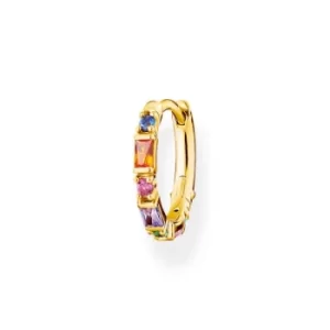 Image of THOMAS SABO Charm Club Charming Coloured Baguette Hoop Earring