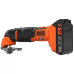 Image of BLACK+DECKER 18V Cordless Oscillating Multi Tool with 20 Accessories (BDCOS18D1K-GB)