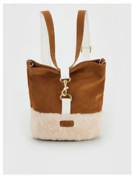 Image of Ugg Emalyn Bucket Sheepskin Bag - Chestnut
