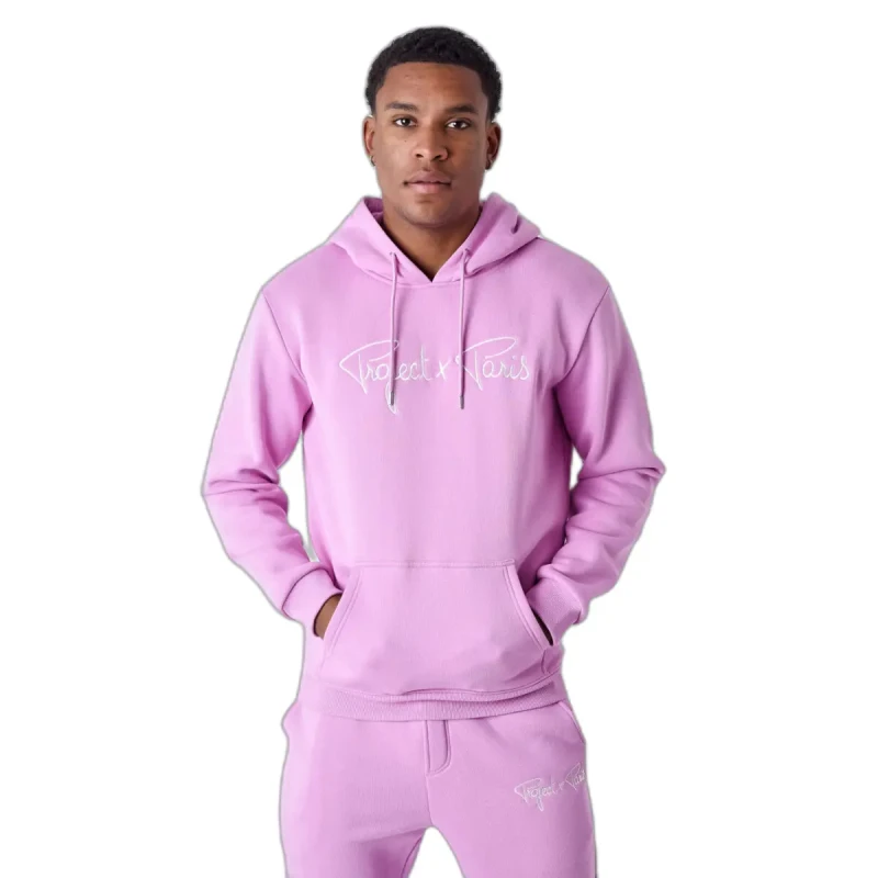 Image of Project X Paris Project X Paris Essentials Hoodie Rose Male S