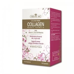 Image of Natures Aid Collagen Beauty Formula 90 Capsules